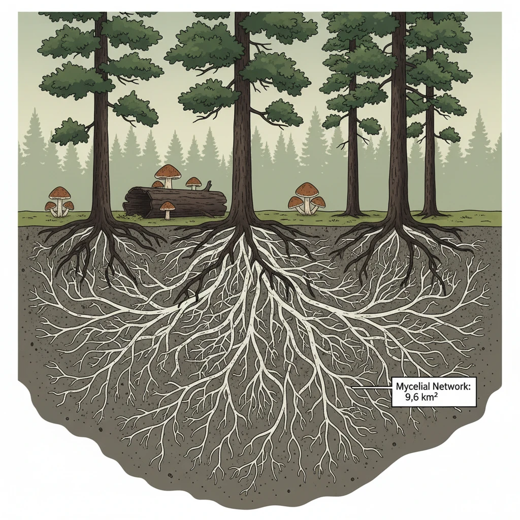 La Seta que Devora Bosques: El Organismo Más Grande del Mundo Vive Bajo Tus Pies