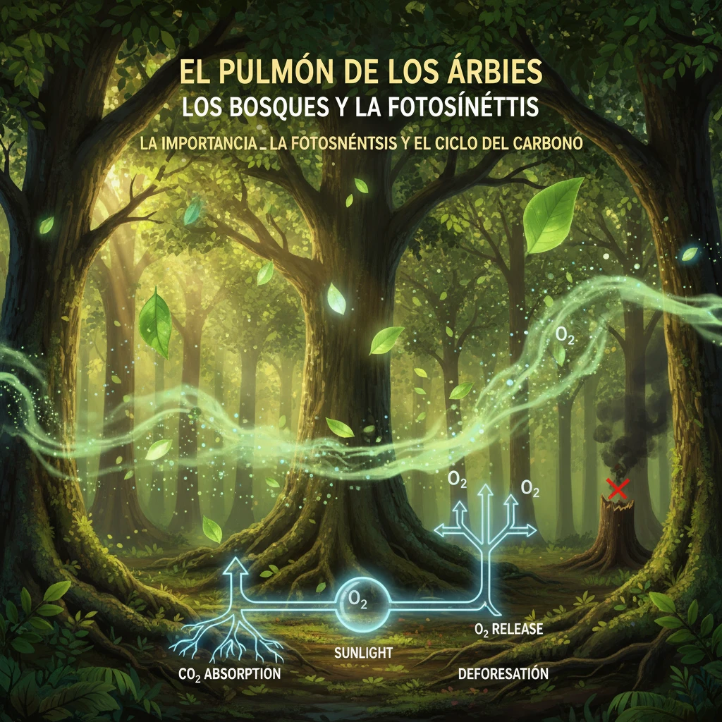 El pulmón de los árboles: los bosques y la fotosíntesis