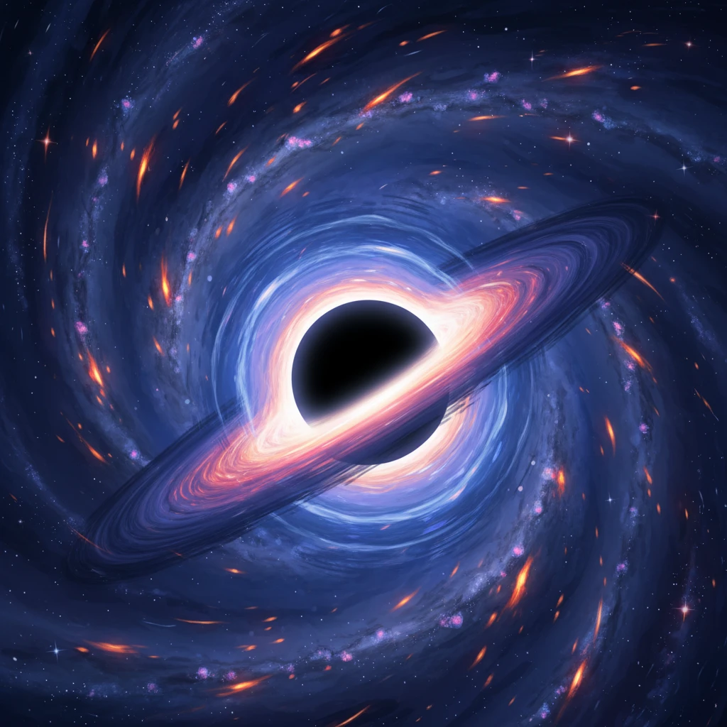El sonido de la Vía Láctea: Cómo los agujeros negros supermasivos 'cantan' a través del cosmos