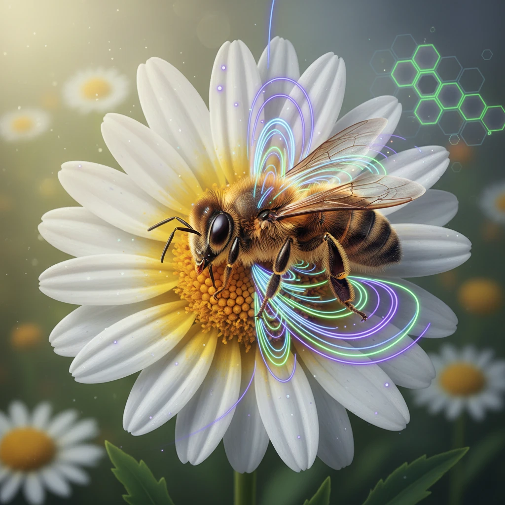 El efecto de la luz ultravioleta en las abejas: cómo revelan patrones invisibles en las flores