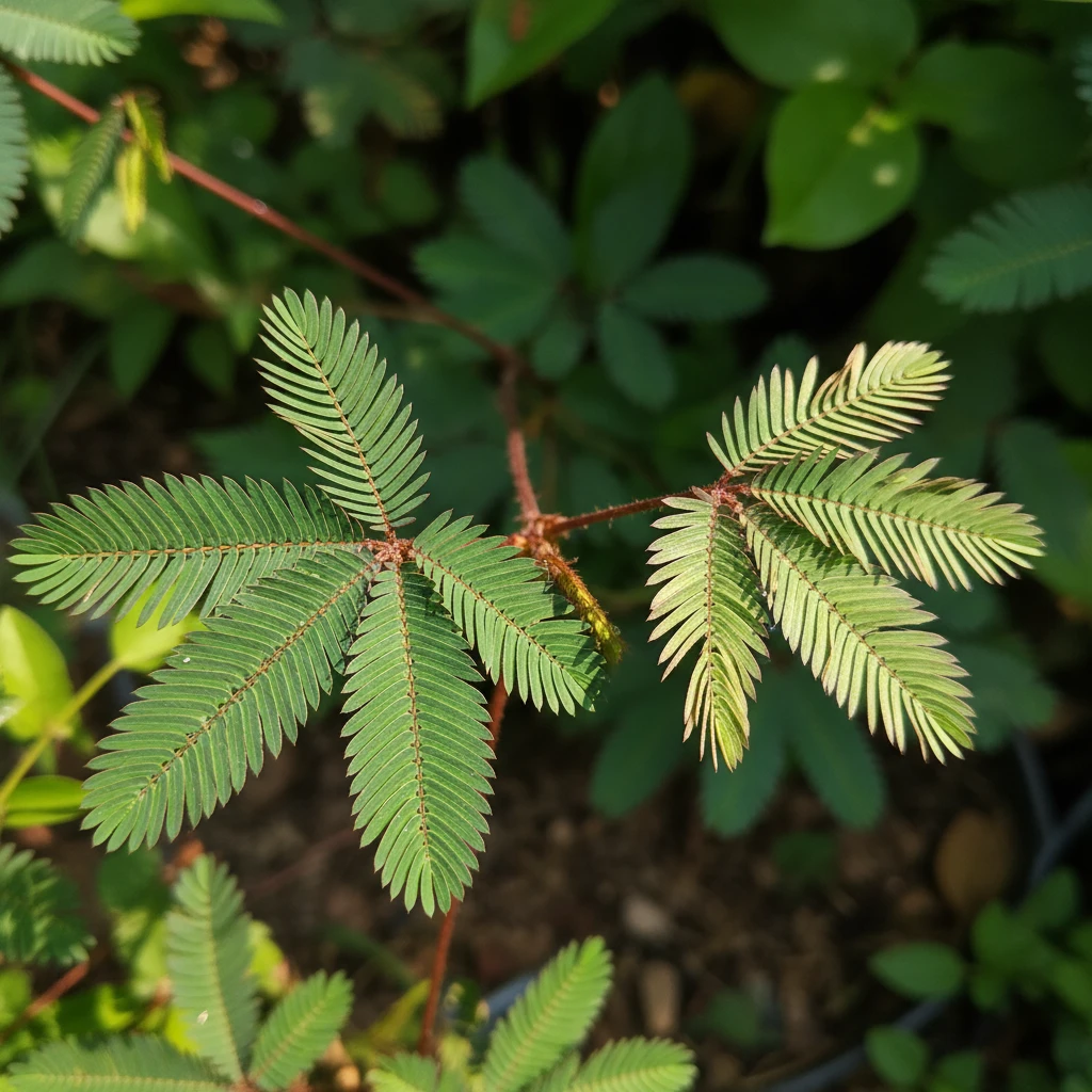 La Mimosa Púdica: La Planta que 'Siente' y se Pliega en Menos de un Segundo