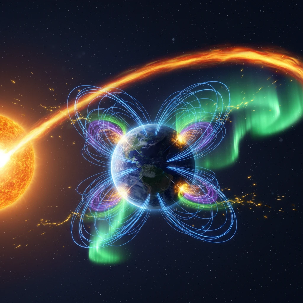 El Viento Solar: El Arma Invisible que Forja las Auroras y Amenaza Nuestra Tecnología