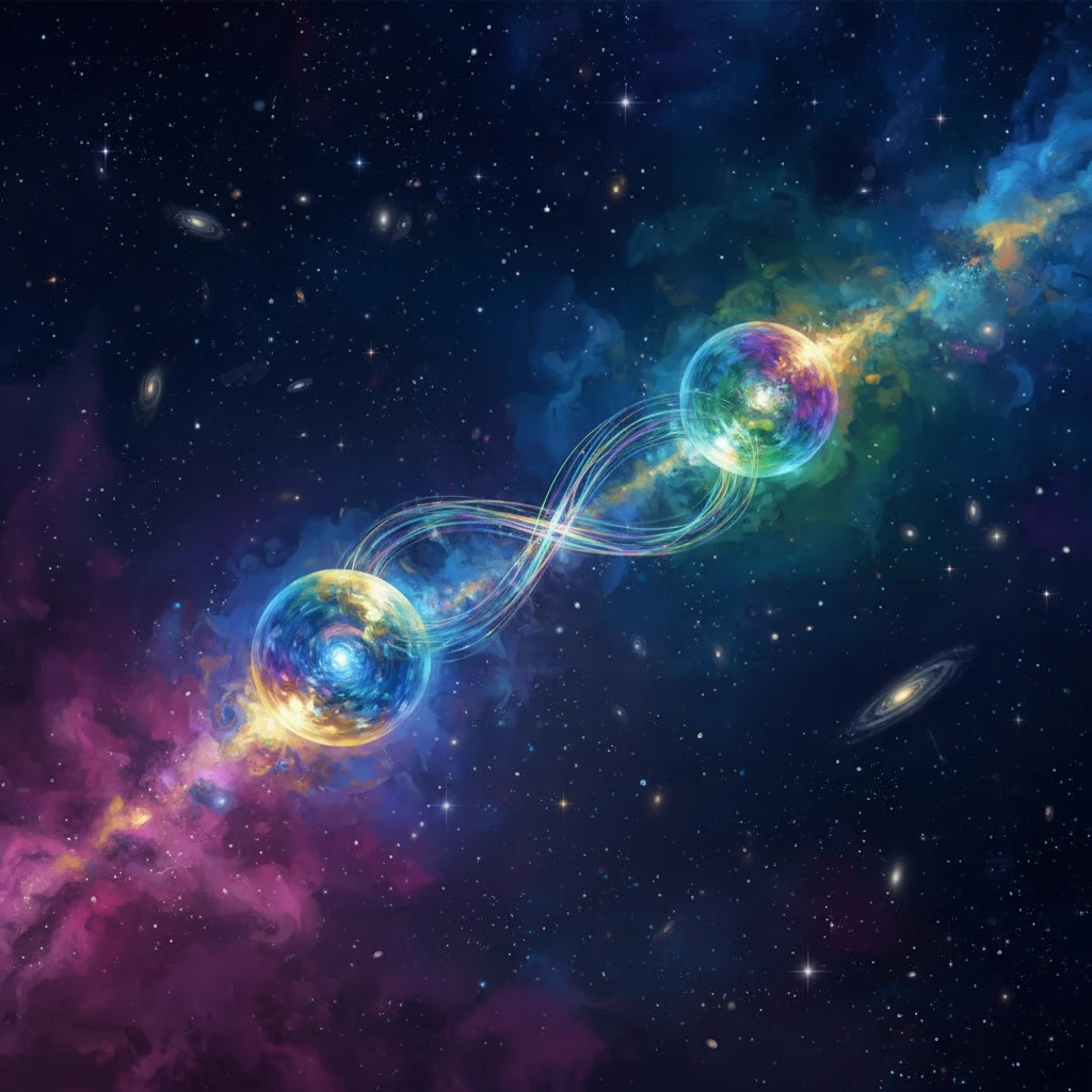El Enlace Cuántico: La Conexión Instantánea que Desafía el Tiempo y la Distancia