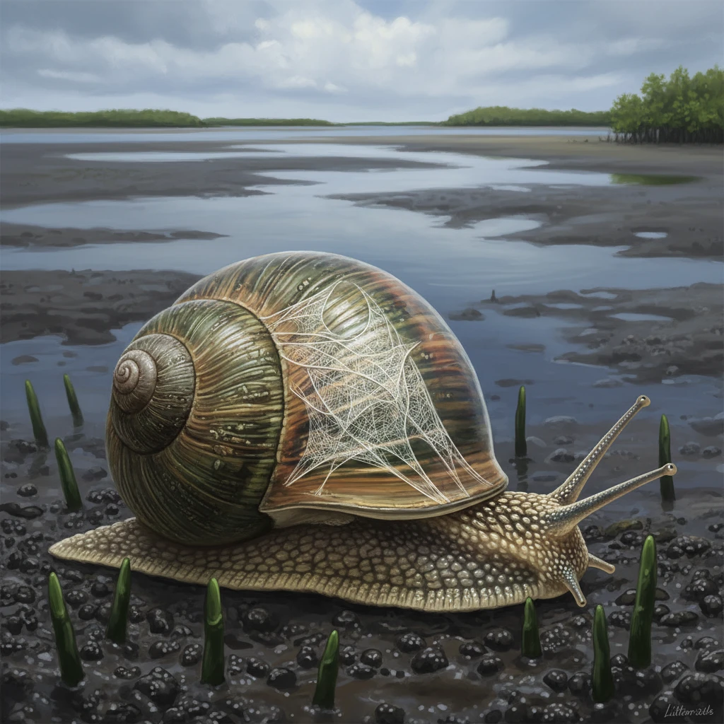El Caracol que Teje su Concha con Seda de Araña: La Ingeniería Biomineral del Littoraria