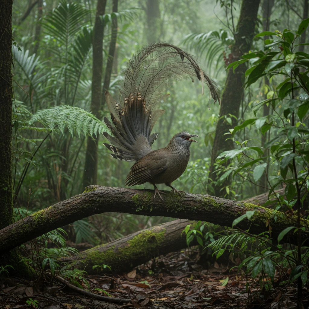El Pájaro Lira: El Maestro del Camuflaje Acústico de la Naturaleza