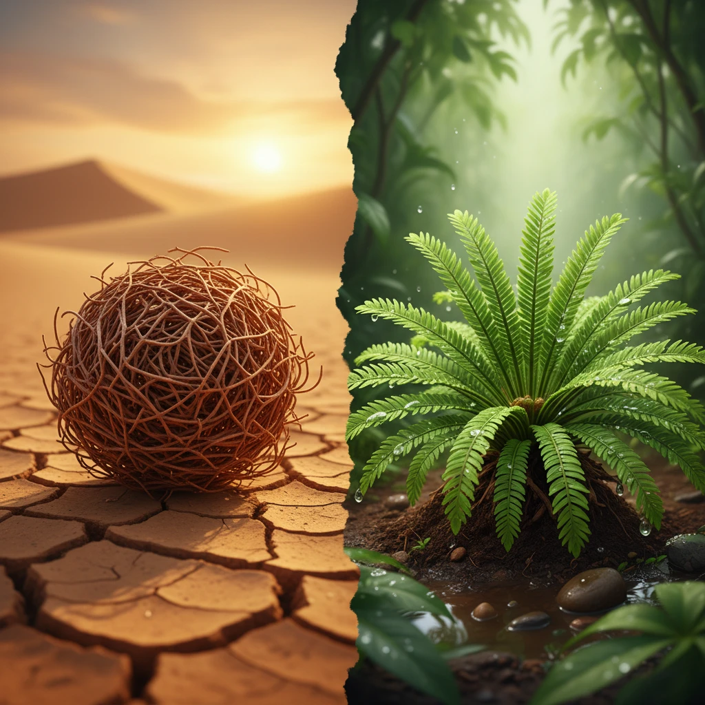La Planta de la Resurrección: El Milagro Botánico que Vuelve a la Vida tras Años de Sequía