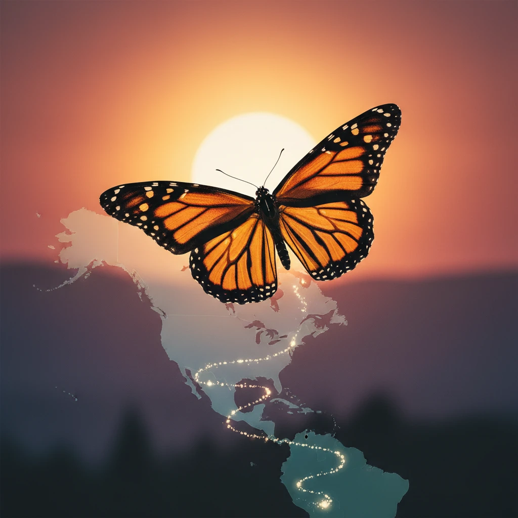 El Mapa Genético de la Mariposa Monarca: La Odisea Transgeneracional de 4,800 Kilómetros
