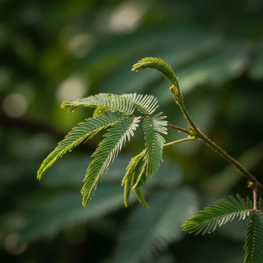 La Planta 'Sensible': El Misterio de la Mimosa Pudica que se Pliega para Sobrevivir