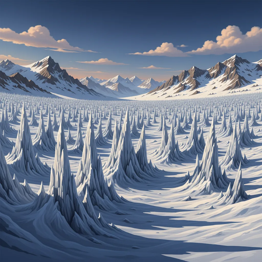 Las Penitentes: Las Esculturas de Hielo que 'Rezan' en las Cumbres del Mundo
