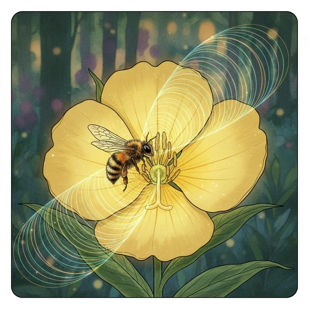 El Oído Secreto de las Flores: Cómo las Plantas Escuchan a las Abejas y Endulzan Su Néctar