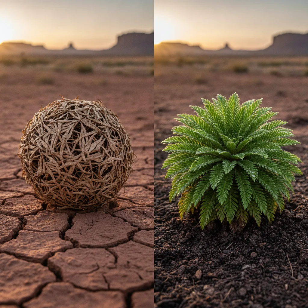 La Planta que Muere y Resucita: El Secreto de la Selaginella lepidophylla para Engañar a la Muerte