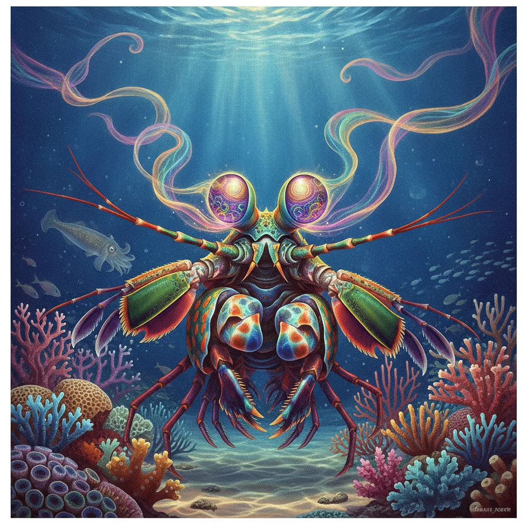 El Camarón Mantis: El Super-Ojo del Océano que Ve el Mundo en 12 Colores y Luz Invisible