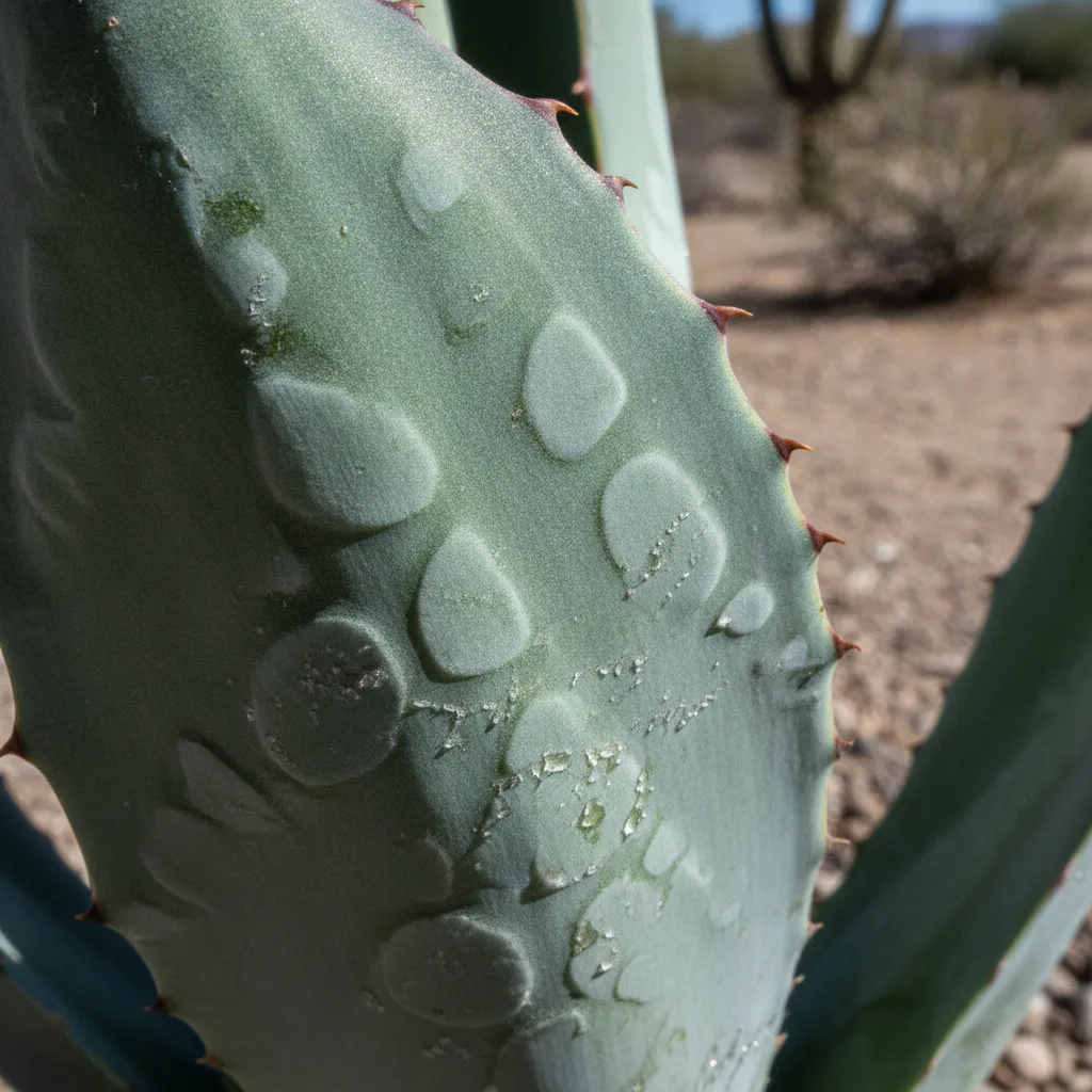 La Cera Mágica del Desierto: El Escudo Invisible que Permite a las Plantas Conquistar la Sequía Extrema