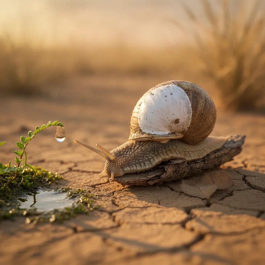 El Caracol que 'Resucita': La Increíble Estivación del Caracol de Jardín que Sobrevive 3 Años Seco