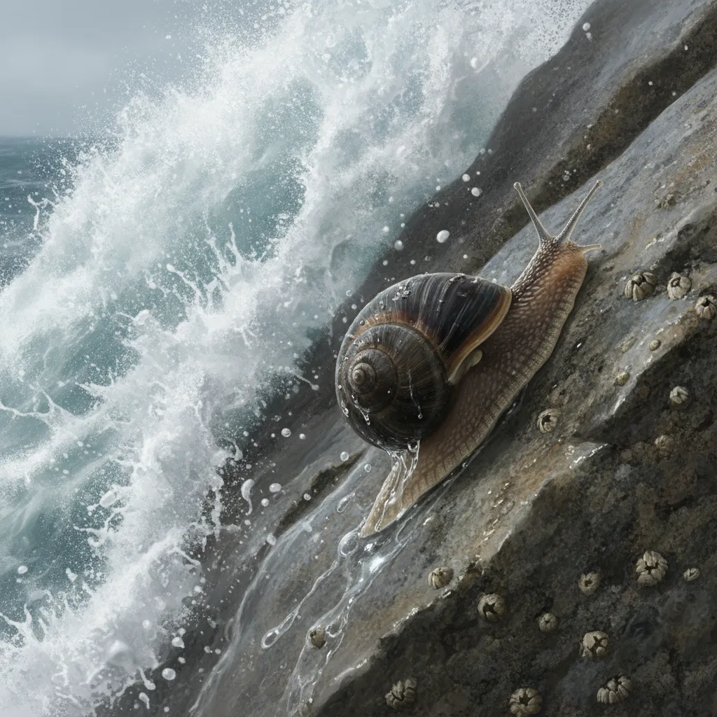 El Caracol de los Acantilados: Cómo Littorina Littorea Sobrevive a la Fuerza Brutal del Oleaje