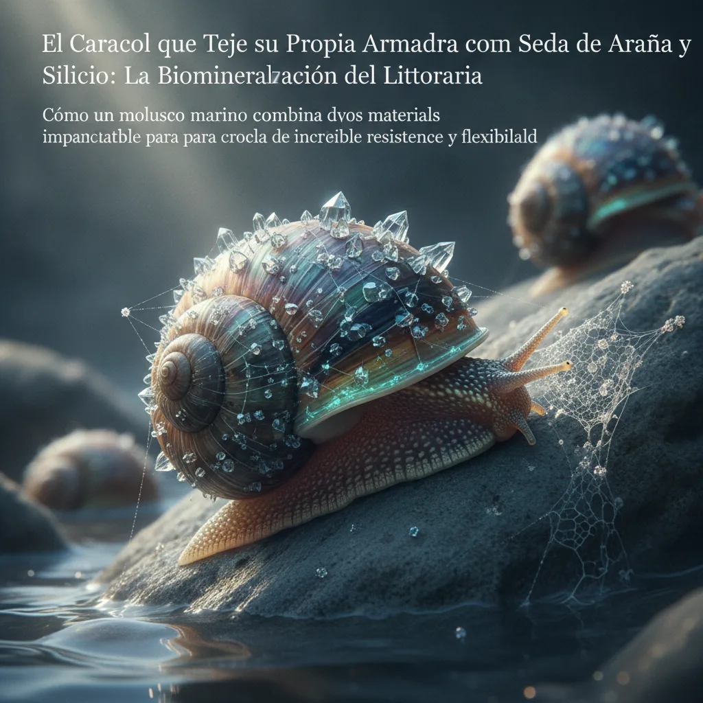 El Caracol que Teje su Propia Armadura con Seda de Araña y Silicio: La Biomineralización del Littoraria