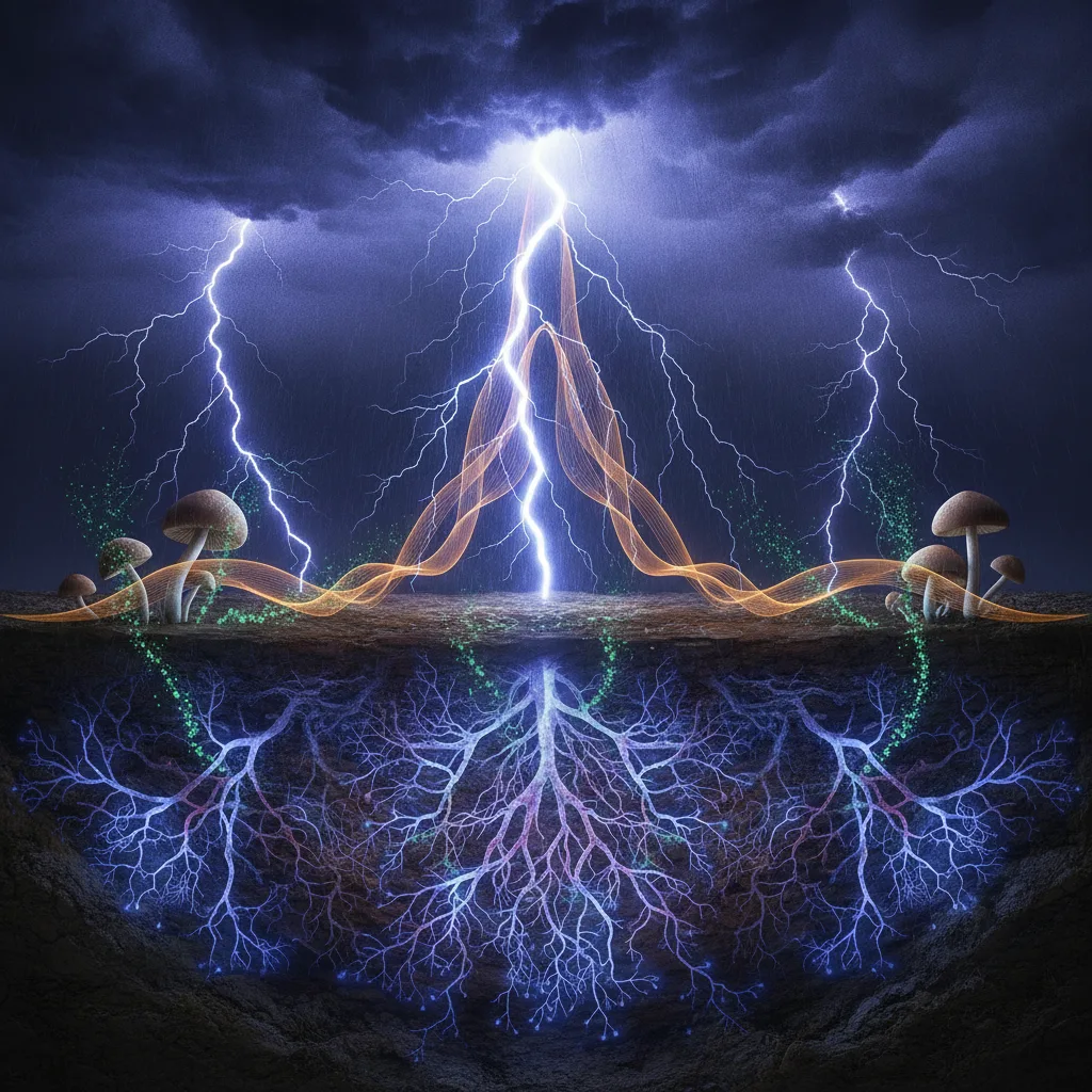 El Efecto de la Sonificación del Aire: Cómo los Micelios Fúngicos 'Escuchan' las Tormentas Eléctricas para Predecir el Clima