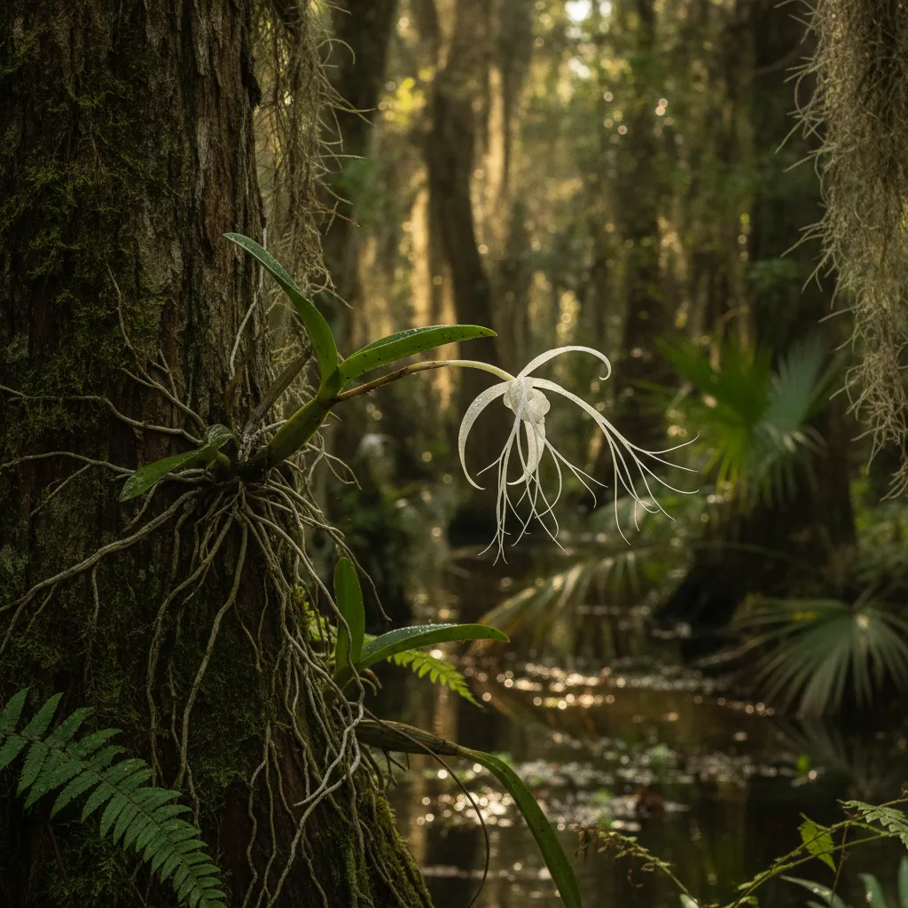 La Orquídea Fantasma: El Misterio Botánico que Florece en la Oscuridad sin Hojas