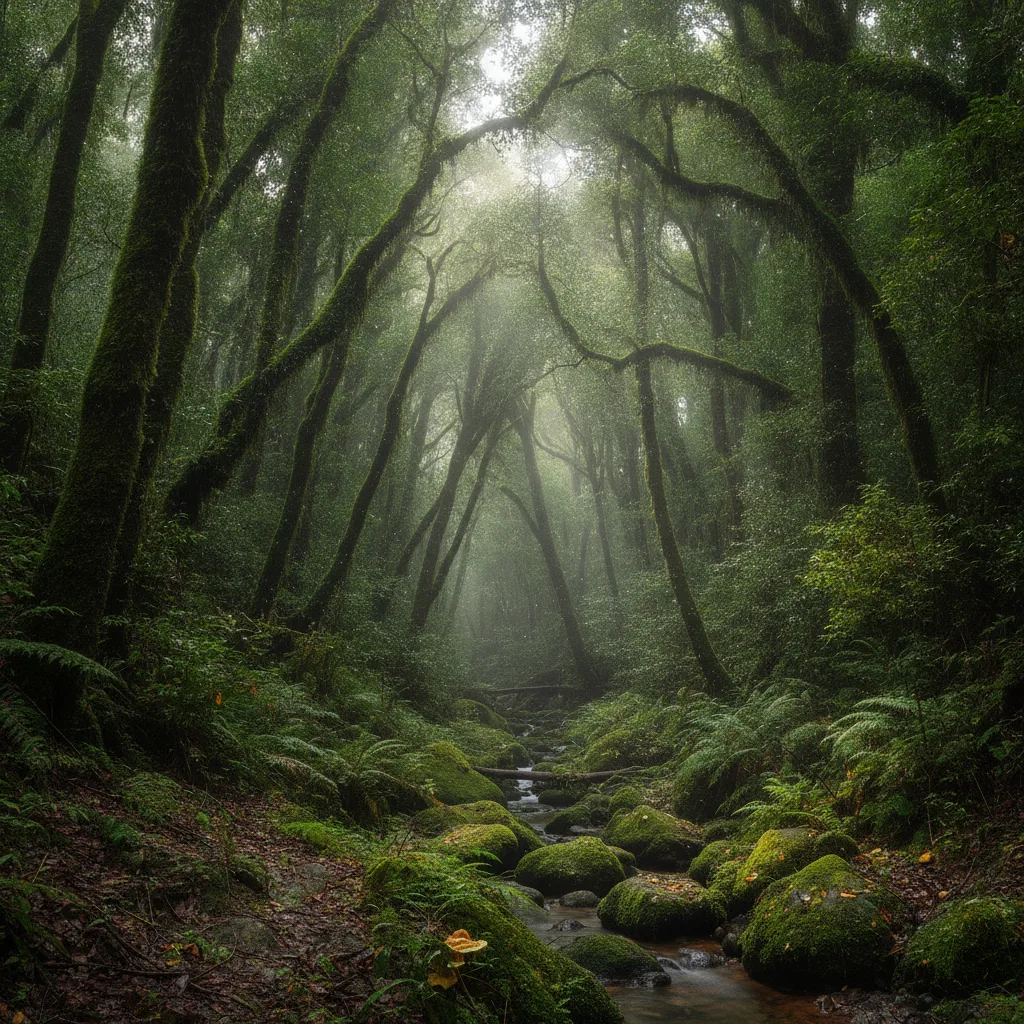 El Bosque que Bebe del Aire: Cómo los Árboles Capturan la Niebla para Crear Oasis