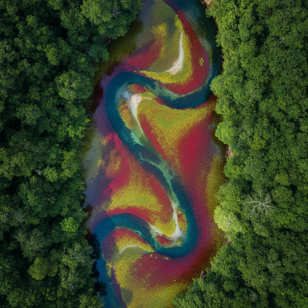 Caño Cristales: El Río que Pinta su Cauce con un Arcoíris Líquido Sin Pigmentos