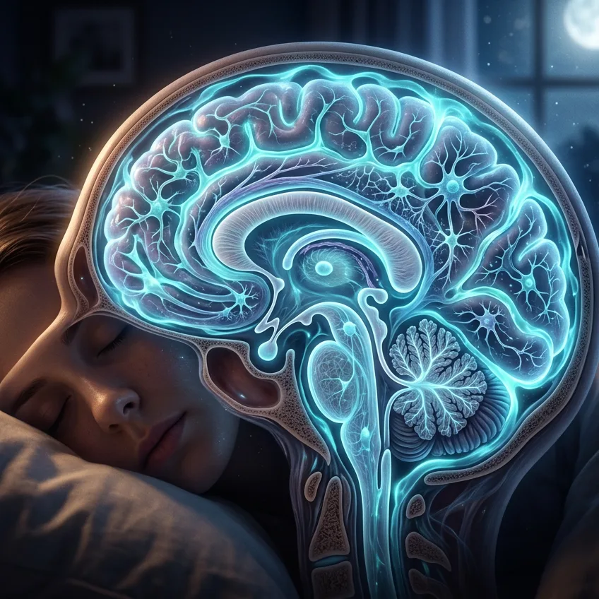 El Sistema Glinfático: El 'Lavavajillas' Biológico que Desintoxica tu Cerebro Mientras Duermes