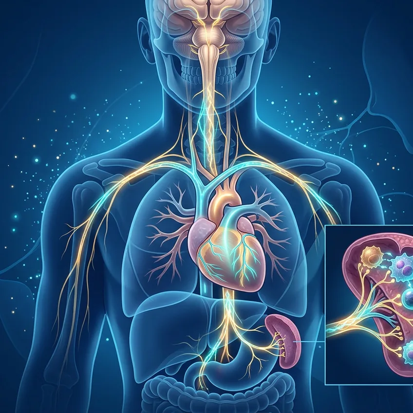 El Reflejo Inflamatorio: Cómo el Nervio Vago Actúa como Freno Eléctrico de las Enfermedades