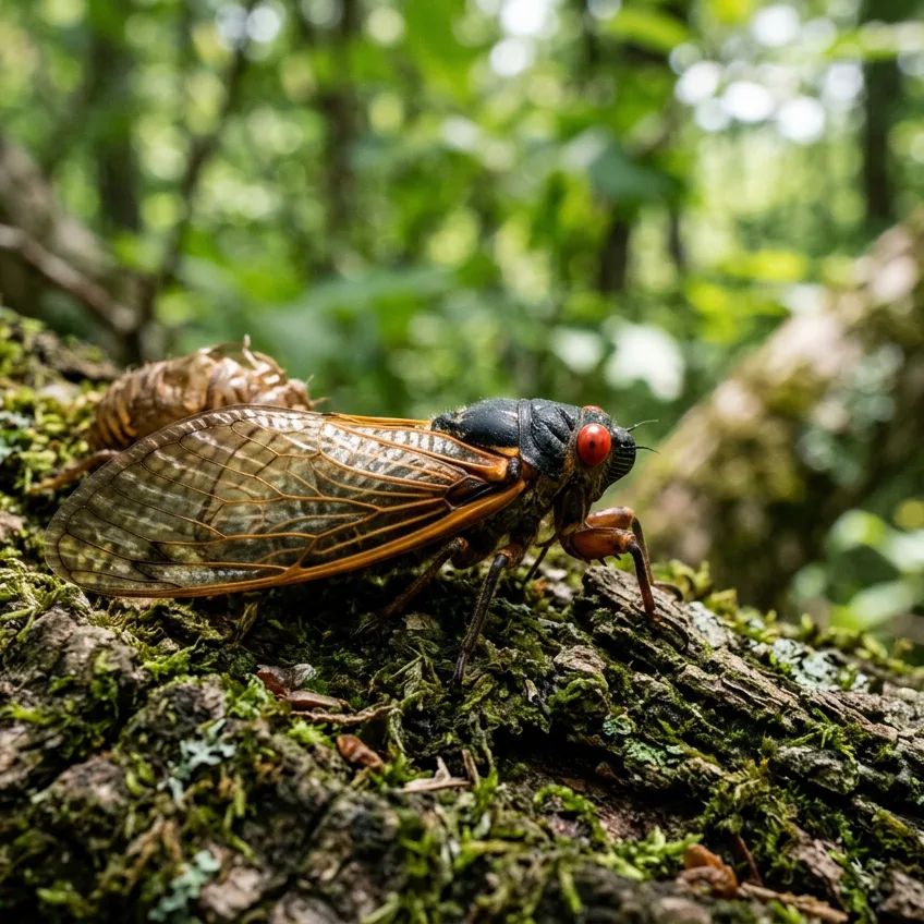 Las Cigarras Periódicas: El Enigma Matemático de los Insectos que Emergen Cada 13 y 17 Años