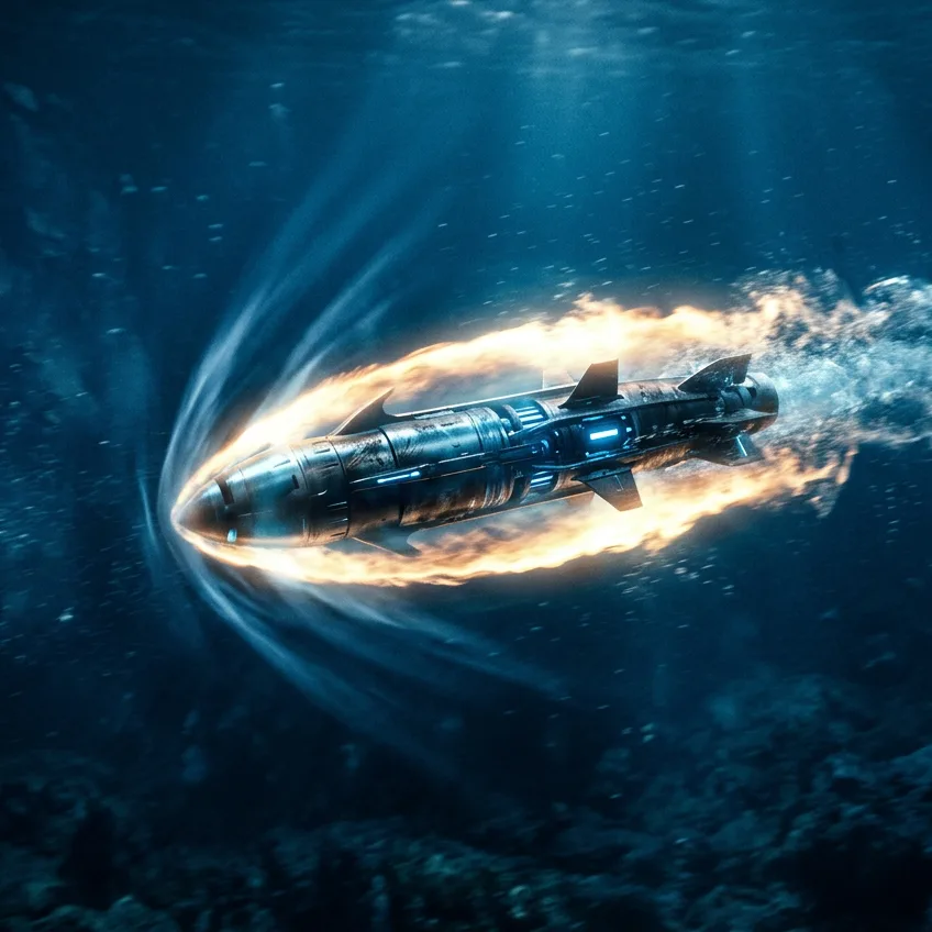 La Supercavitación: El Prodigio Físico que Permite a Objetos Submarinos 'Volar' a Cientos de Kilómetros por Hora