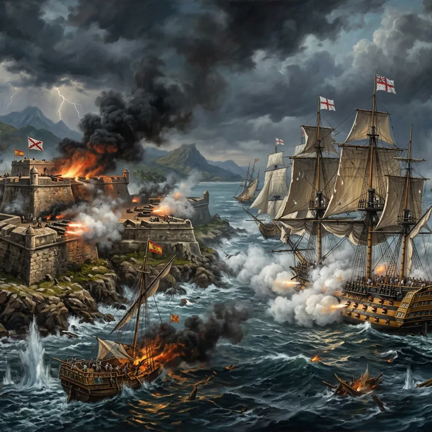 La Batalla de Cartagena de Indias: Cuando seis barcos y un general lisiado derrotaron a la mayor armada británica
