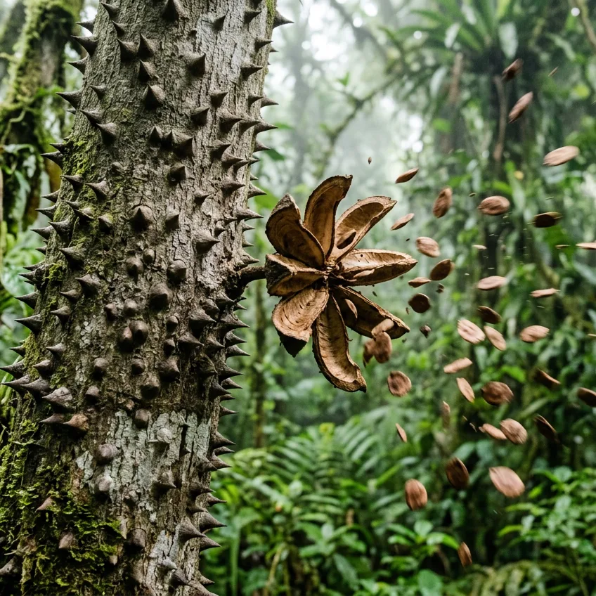 El Árbol Dinamita: El Prodigio Vegetal que Dispara sus Semillas a 250 km/h