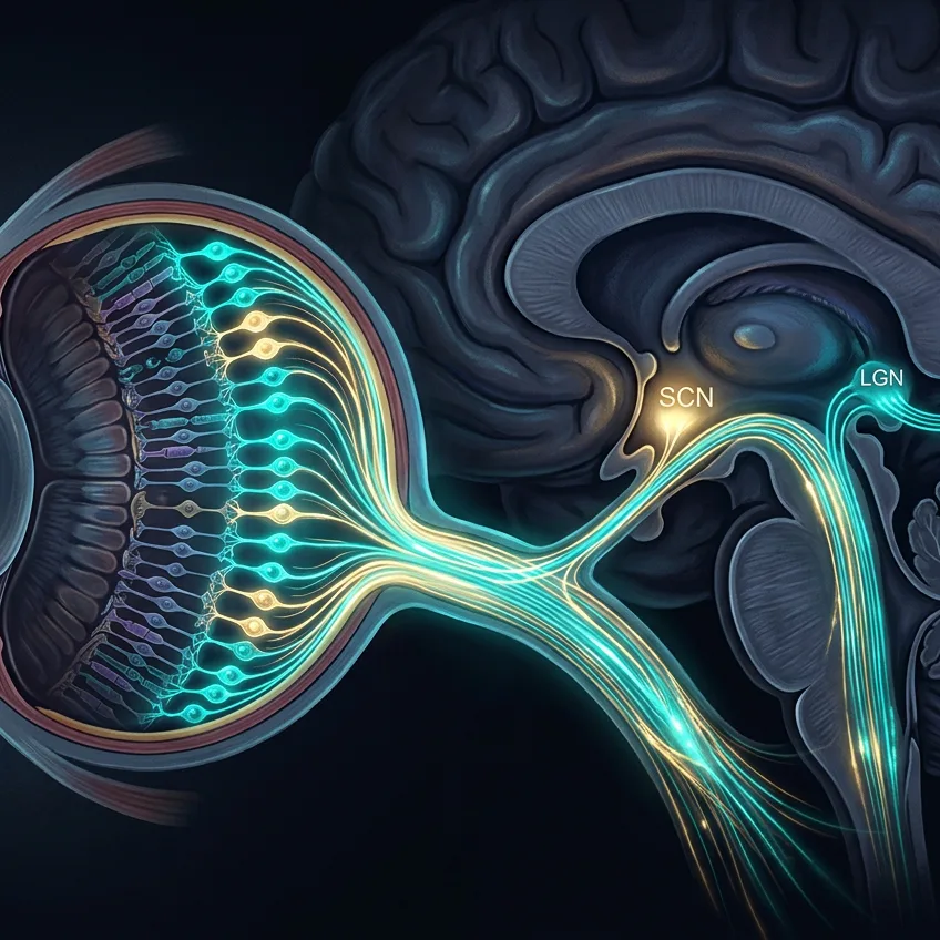 Las Células Oculares que No Ven Imágenes: El Sensor Secreto que Gobierna tu Reloj Biológico