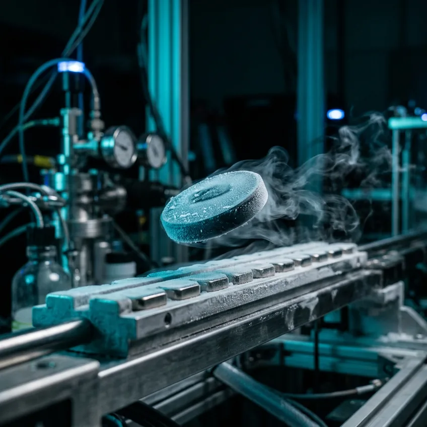 El Anclaje Cuántico: Cómo los Superconductores Quedan 'Congelados' en el Aire Desafiando la Gravedad