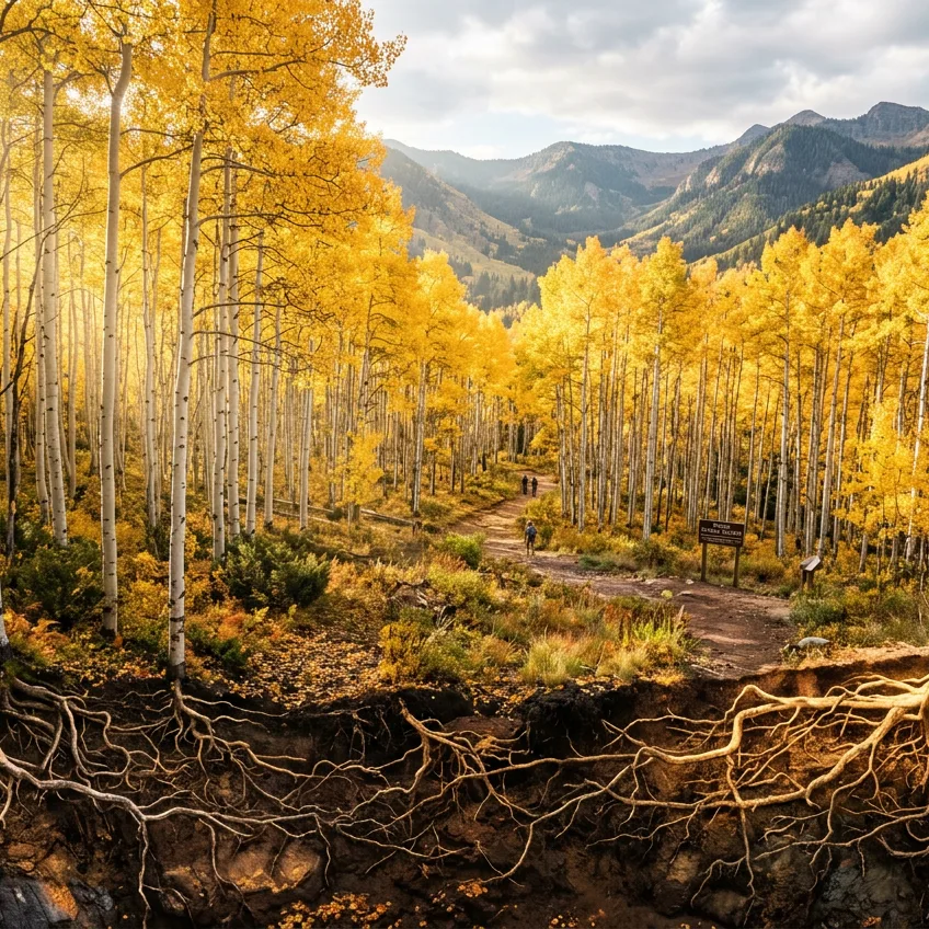 Pando: El Colosal Bosque de 40.000 Árboles que en Realidad es un Solo Ser Vivo