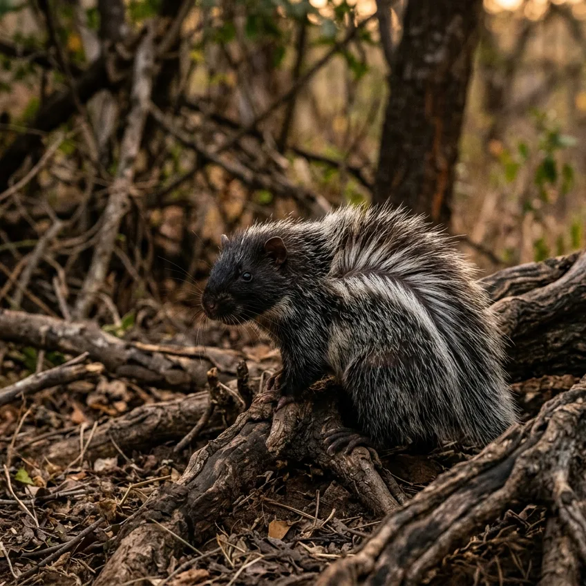 La Rata Crestada Africana: El Único Mamífero que se Arma con Veneno Vegetal para Matar Leones