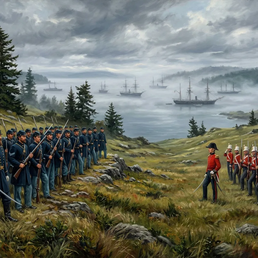 La Guerra del Cerdo de 1859: La Insólita Crisis Militar que Casi Enfrenta a Dos Imperios por una Patata