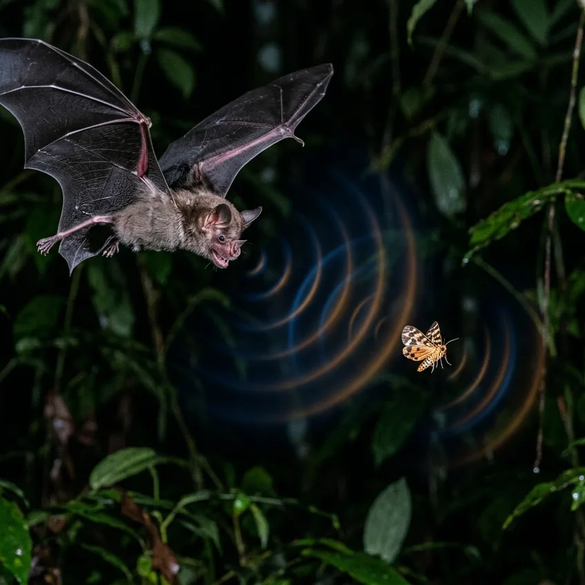 La Polilla Tigre y la Guerra Acústica: El Insecto que Interfiere el Sonar de los Murciélagos con Clics Ultrasónicos