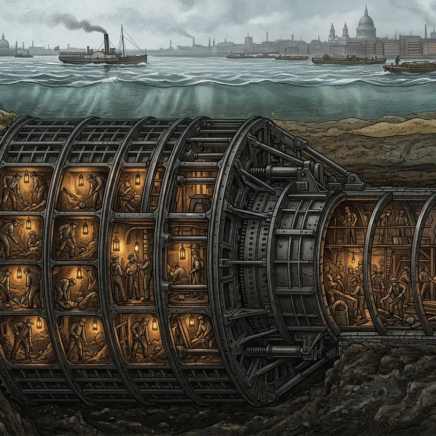 El Escudo de Brunel: La Máquina Inspirada en un Molusco que Hizo Posible la Ingeniería Subterránea