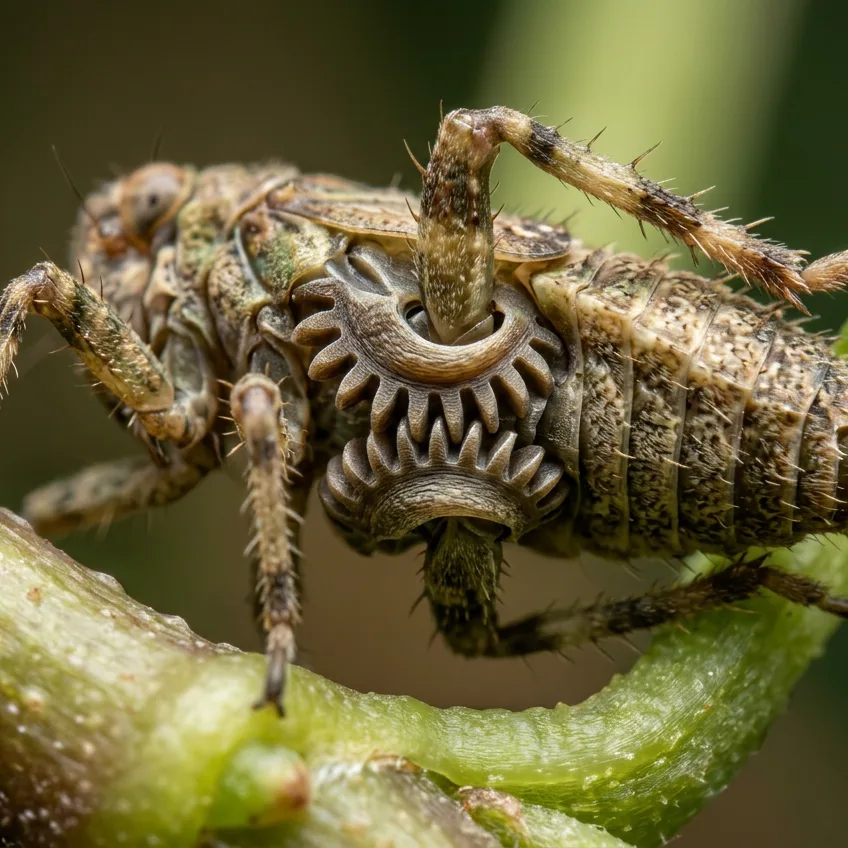 Los Engranajes Mecánicos de Issus coleoptratus: El Prodigio Evolutivo que Inventó la Rueda Dentada
