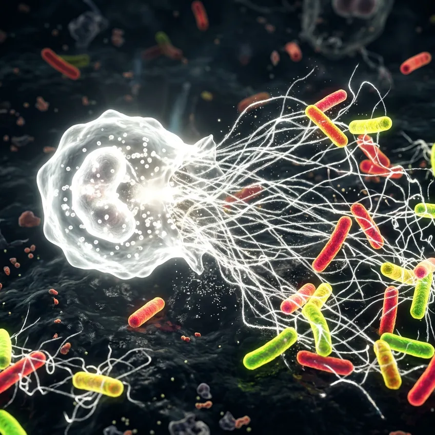 La NETosis: La Autodestrucción Heroica con la que tus Defensas Tejen Redes de ADN para Cazar Bacterias