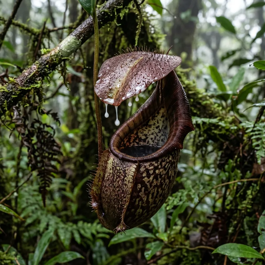 Nepenthes lowii: La Planta Carnívora que Convirtió su Trampa en un Inodoro para Mamíferos