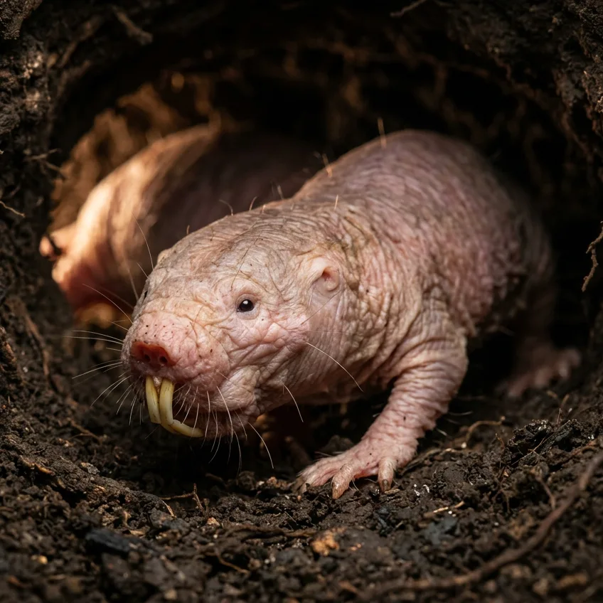 La Rata Topo Desnuda y el 'Metabolismo Vegetal': El Mamífero que Sobrevive al Cero Oxígeno