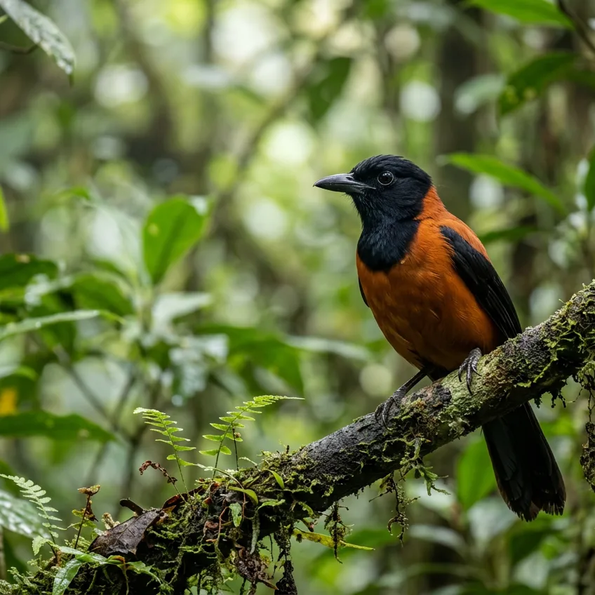 El Pitohui Encapuchado: El Asombroso Pájaro Venenoso que Impregna sus Plumas con Neurotoxinas Letales