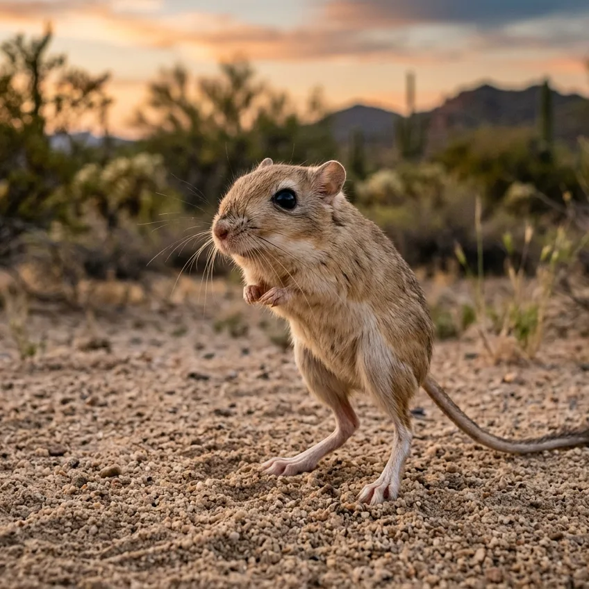 La Rata Canguro de Merriam: El Prodigio del Desierto que Pasa Toda su Vida Sin Beber una Sola Gota de Agua