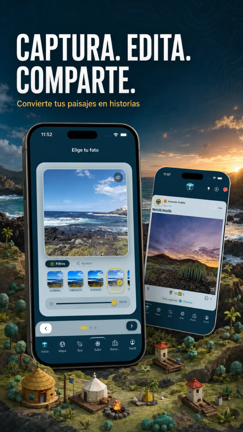 Captura, edita y comparte paisajes con Myland